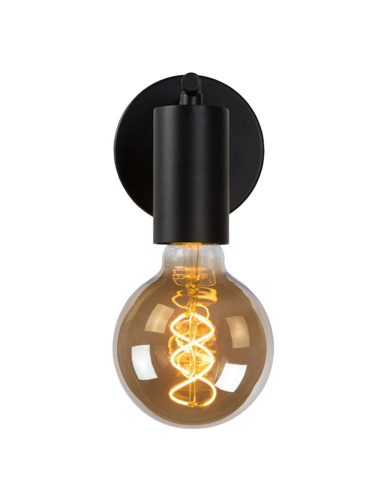 Scandinavian style wall lamps - Lucide LEANNE Wall mounted 1xE27 black 21221/01/30 - product kolory-swiatla.pl 6