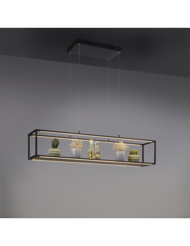 Paul Neuhaus Contura Lampa Wisząca Czarny 2441-18