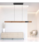Paul Neuhaus Pure-Moto-Rise Lampa Wisząca Naturalne Drewno 2545-79