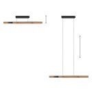 Paul Neuhaus Pure-Moto-Rise Lampa Wisząca Naturalne Drewno 2545-79