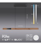 Paul Neuhaus Pure-Moto-Rise Lampa Wisząca Naturalne Drewno 2545-79