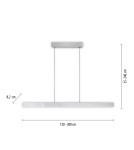 Paul Neuhaus Pure-Moto-Rise Lampa Wisząca Aluminium 2545-95