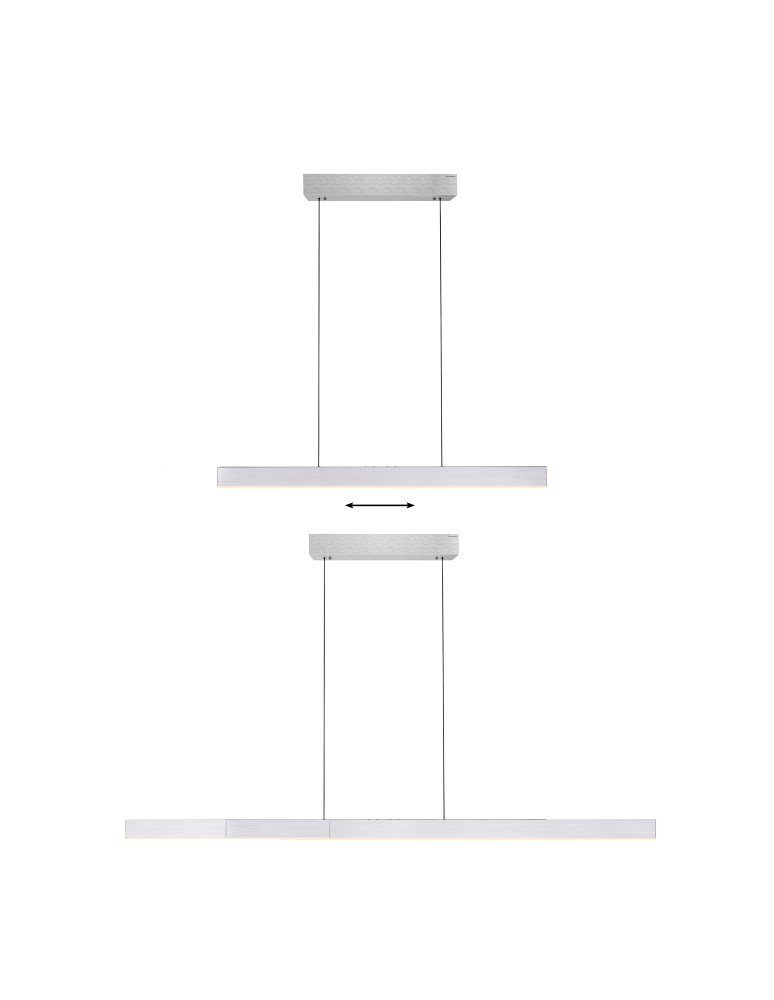 Paul Neuhaus Pure-Moto-Rise Lampa Wisząca Aluminium 2545-95