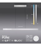 Paul Neuhaus Pure-Moto-Rise Lampa Wisząca Aluminium 2545-95