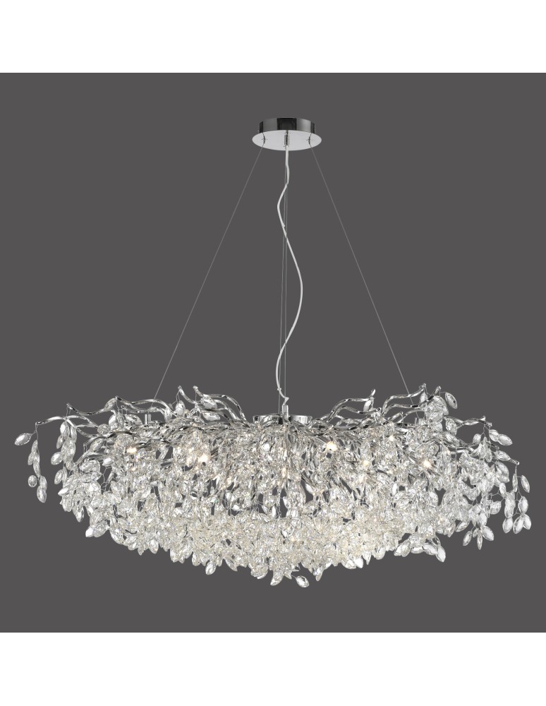 Paul Neuhaus Ricicle Lampa Wisząca Chrom 2036-17