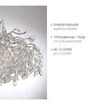Paul Neuhaus Ricicle Lampa Wisząca Chrom 2036-17