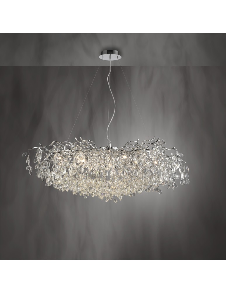 Paul Neuhaus Ricicle Lampa Wisząca Chrom 2036-17