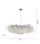 Paul Neuhaus Ricicle Lampa Wisząca Chrom 2036-17