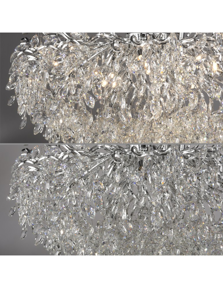 Paul Neuhaus Ricicle Lampa Wisząca Chrom 2036-17