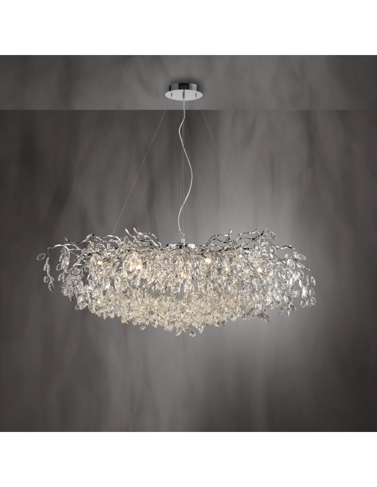 Paul Neuhaus Ricicle Lampa Wisząca Chrom 2036-17
