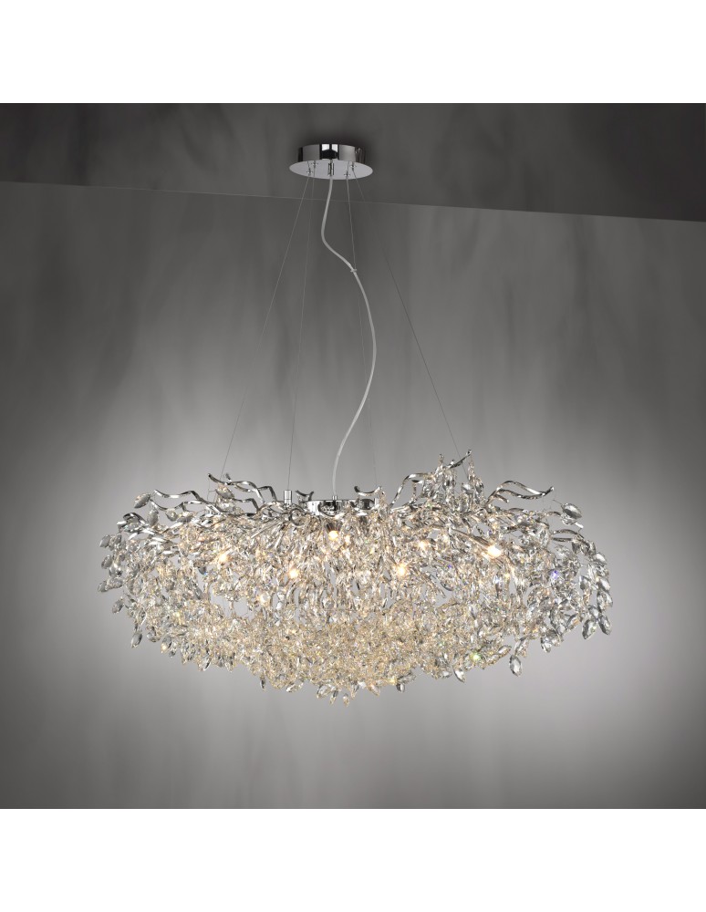 Paul Neuhaus Ricicle Lampa Wisząca Chrom 2036-17