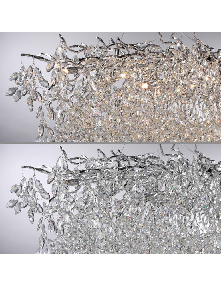 Paul Neuhaus Ricicle Lampa Wisząca Chrom 2037-17