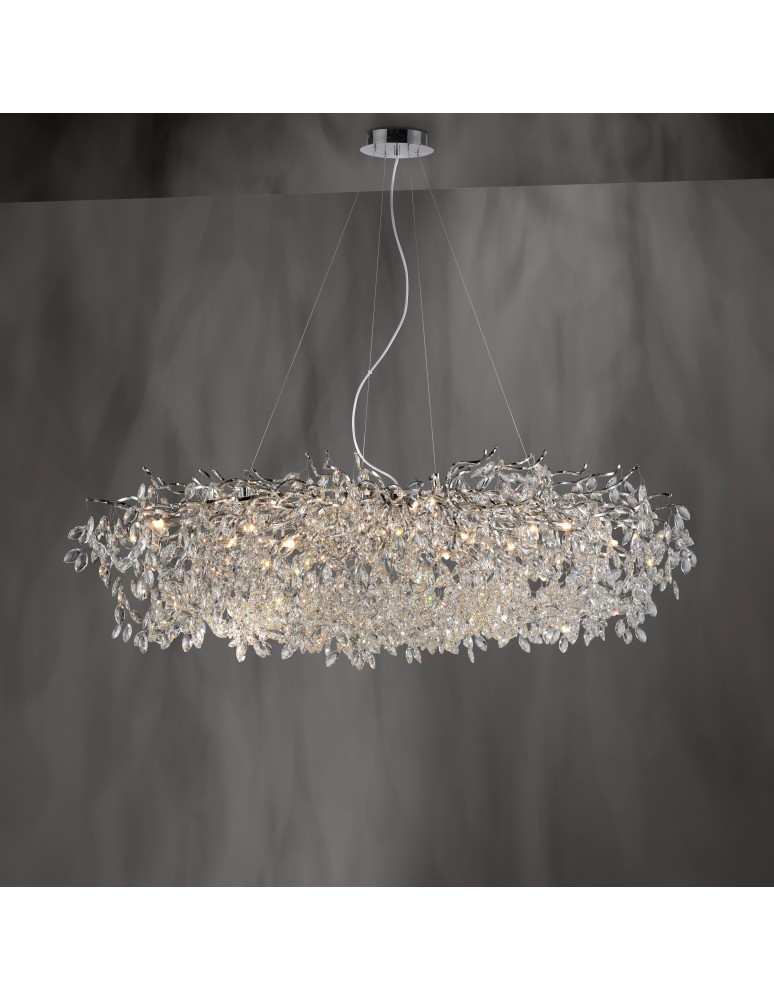 Paul Neuhaus Ricicle Lampa Wisząca Chrom 2037-17