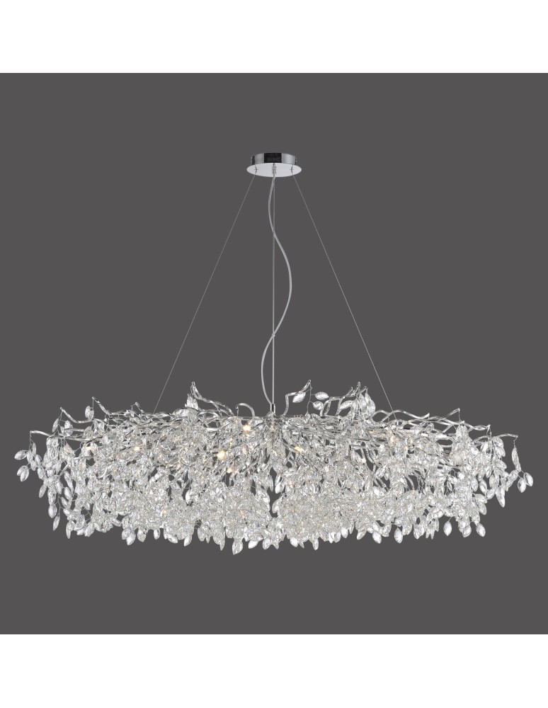 Paul Neuhaus Ricicle Lampa Wisząca Chrom 2037-17