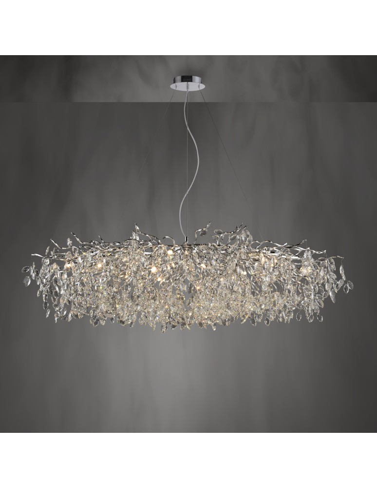 Paul Neuhaus Ricicle Lampa Wisząca Chrom 2037-17