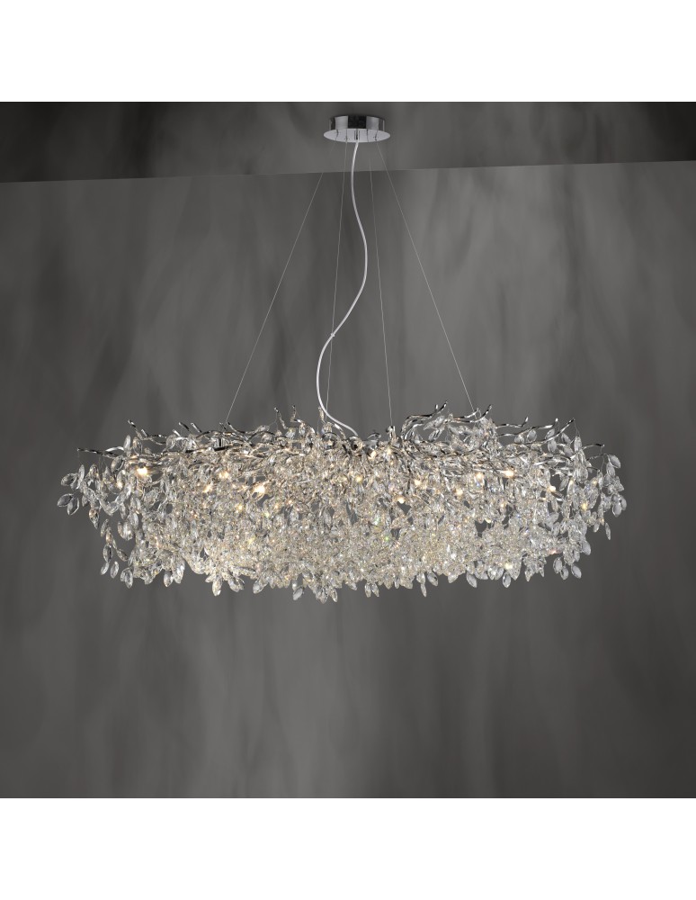 Paul Neuhaus Ricicle Lampa Wisząca Chrom 2037-17