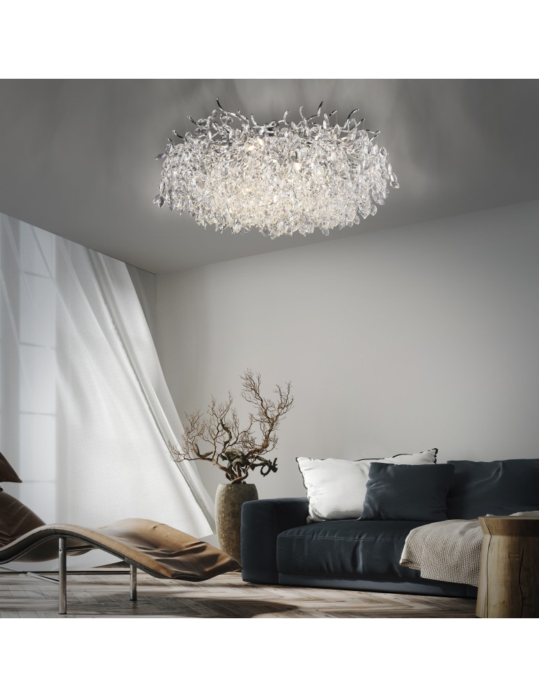 Paul Neuhaus Ricicle Lampa Sufitowa Chrom 6054-17
