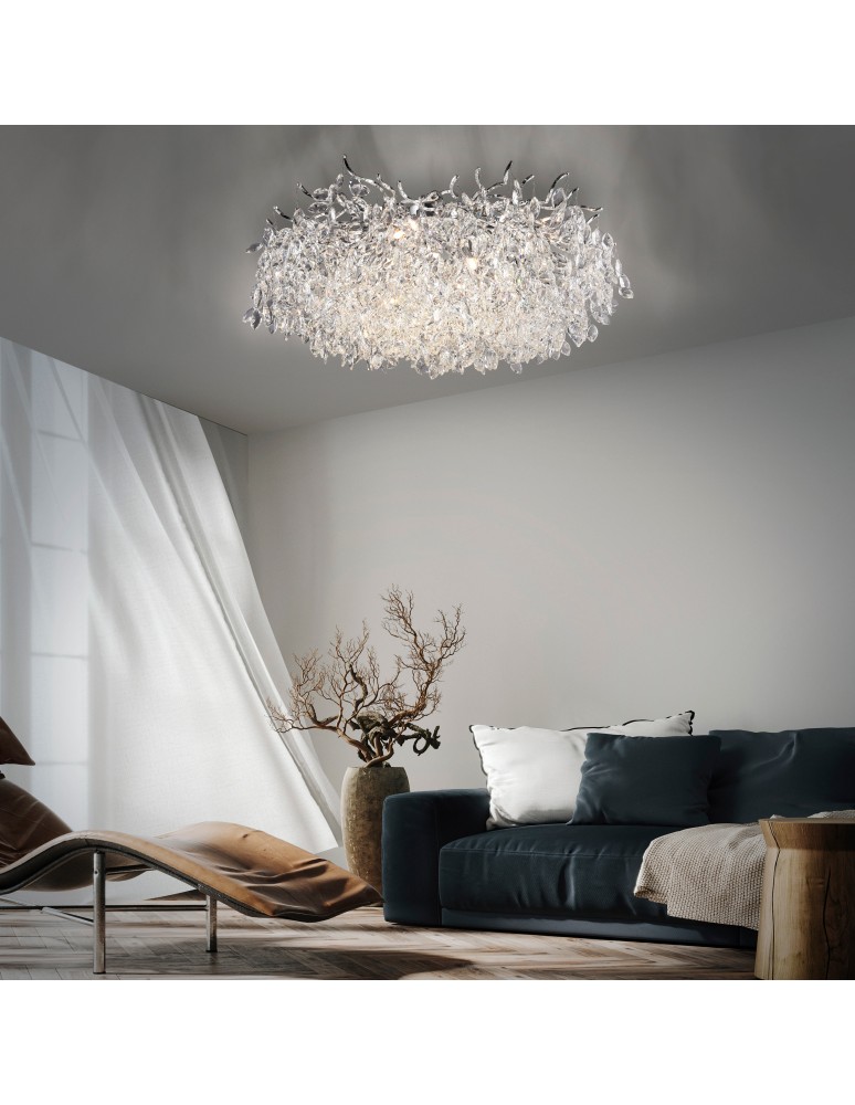 Paul Neuhaus Ricicle Lampa Sufitowa Chrom 6054-17