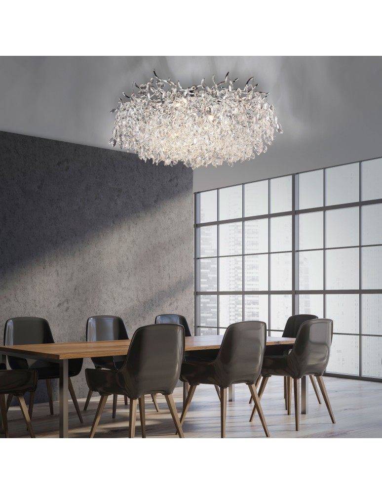 Paul Neuhaus Ricicle Lampa Sufitowa Chrom 6054-17