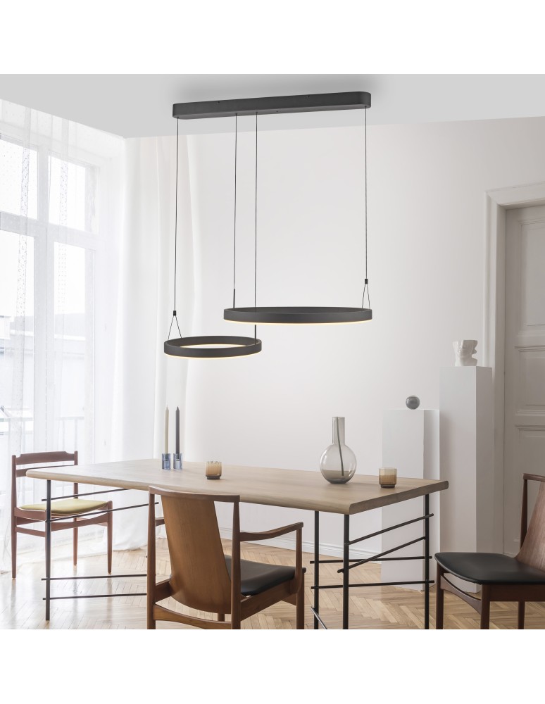 Paul Neuhaus Esko Lampa Wisząca Czarny 2360-18