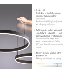 Paul Neuhaus Esko Lampa Wisząca Czarny 2360-18