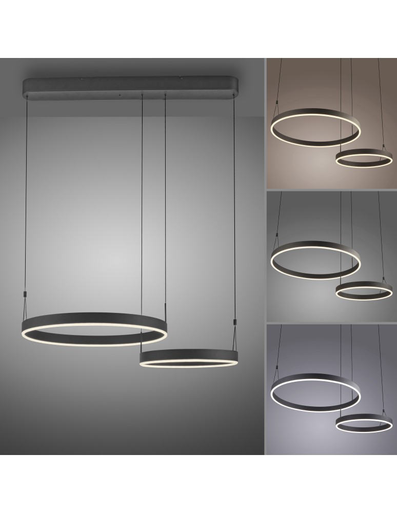 Paul Neuhaus Esko Lampa Wisząca Czarny 2360-18