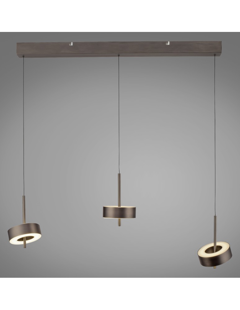 Paul Neuhaus Q-Rotate Lampa Wisząca Brązowy 2248-34