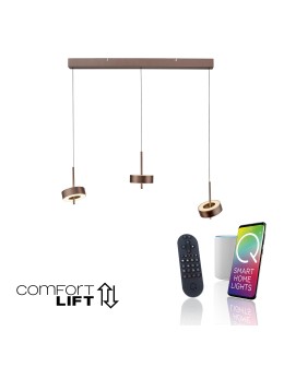 Paul Neuhaus Q-Rotate Lampa Wisząca Brązowy 2248-34 - produkt 2