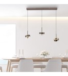 Paul Neuhaus Q-Rotate Lampa Wisząca Brązowy 2248-34