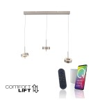 Paul Neuhaus Q-Rotate Lampa Wisząca Aluminium 2248-95