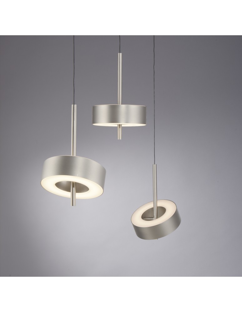 Paul Neuhaus Q-Rotate Lampa Wisząca Aluminium 2248-95