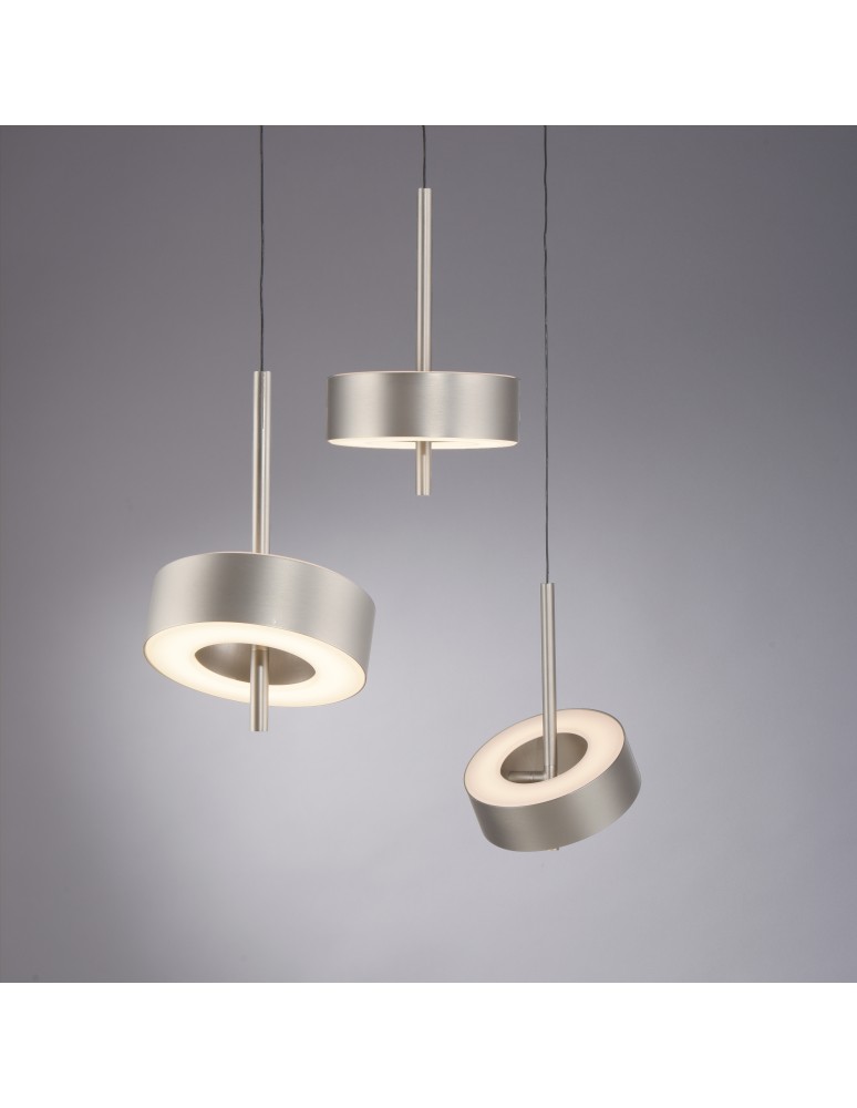 Paul Neuhaus Q-Rotate Lampa Wisząca Aluminium 2248-95
