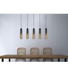 Pendant tube lamps - Lucide ORLANDO Pendant 5xE27 grey 74404/05/65 - product 4