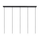 Pendant tube lamps - Lucide ORLANDO Pendant 5xE27 grey 74404/05/65 - product 6