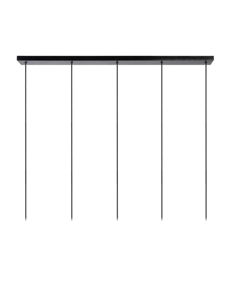 Pendant tube lamps - Lucide ORLANDO Pendant 5xE27 grey 74404/05/65 - product kolory-swiatla.pl 6