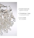 Paul Neuhaus Ricicle Lampa Sufitowa Chrom 6053-17