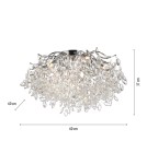 Paul Neuhaus Ricicle Lampa Sufitowa Chrom 6053-17