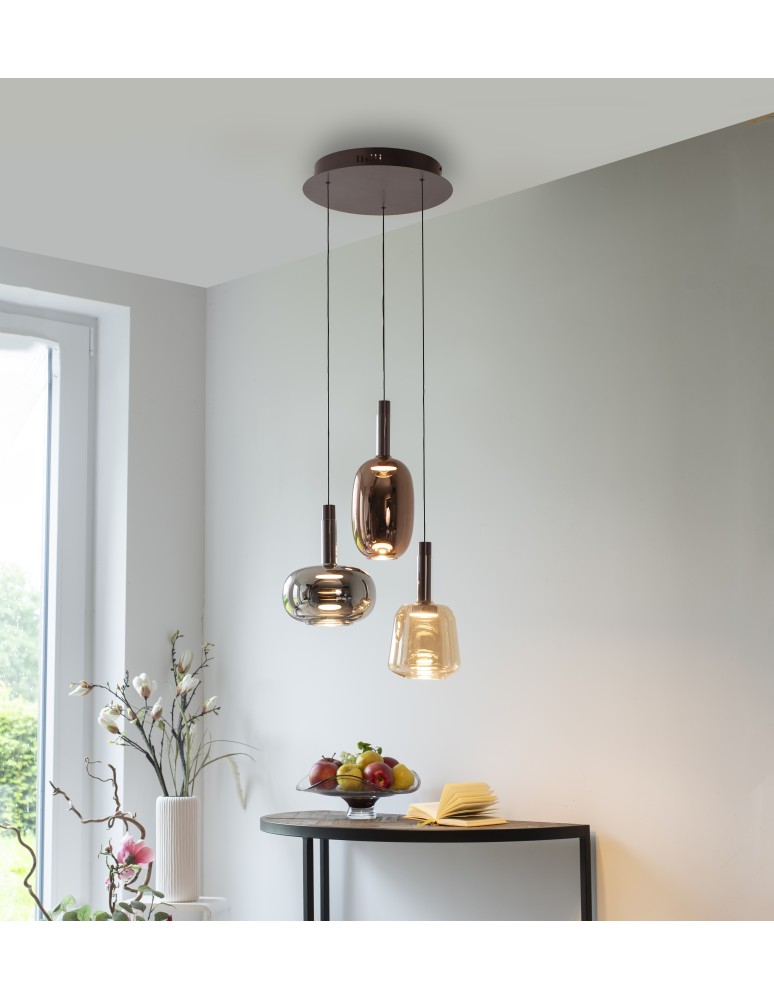 Paul Neuhaus Irides Lampa Wisząca Multikolor 2679-70