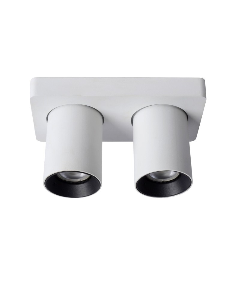 Spotlight ceiling lamps - Lucide NIGEL Ceiling 2xGU10 white 09929/10/31 - product kolory-swiatla.pl 3