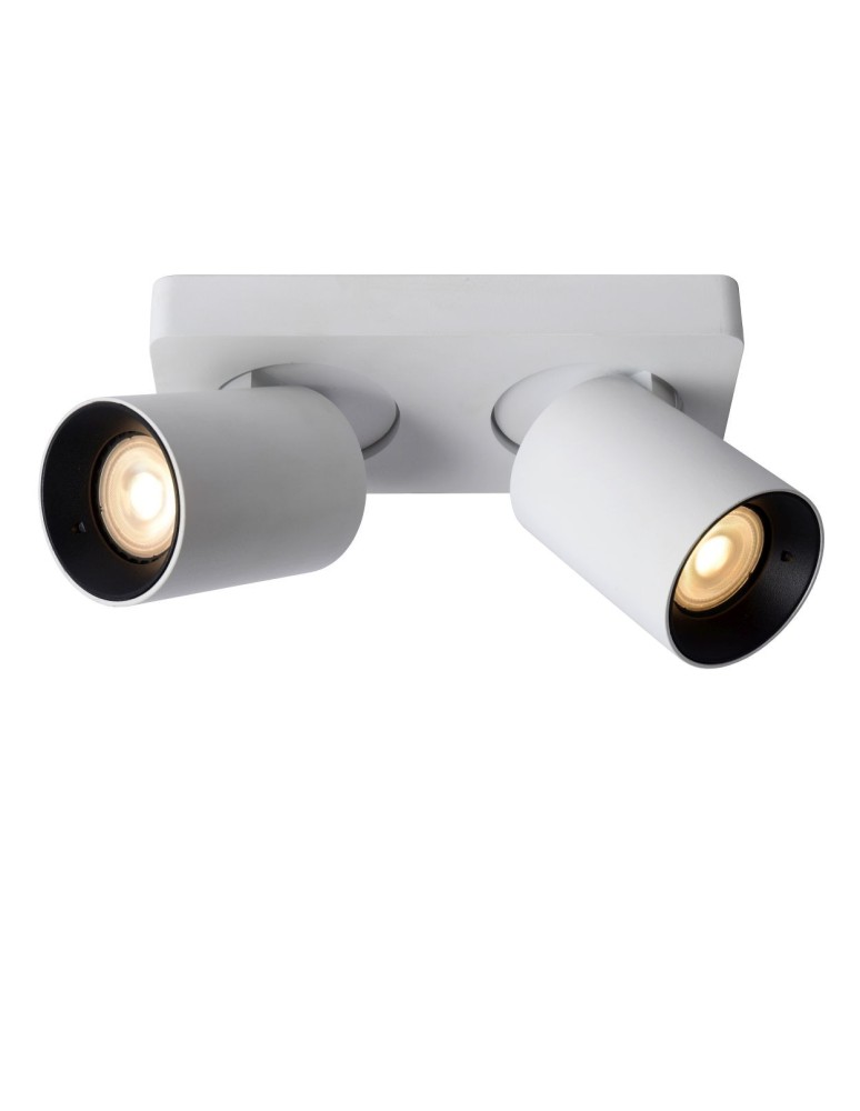 Spotlight ceiling lamps - Lucide NIGEL Ceiling 2xGU10 white 09929/10/31 - product kolory-swiatla.pl 4