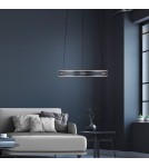Paul Neuhaus Pure E-Loop Lampa Wisząca Szary 2550-15