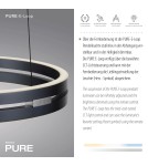 Paul Neuhaus Pure E-Loop Lampa Wisząca Szary 2550-15
