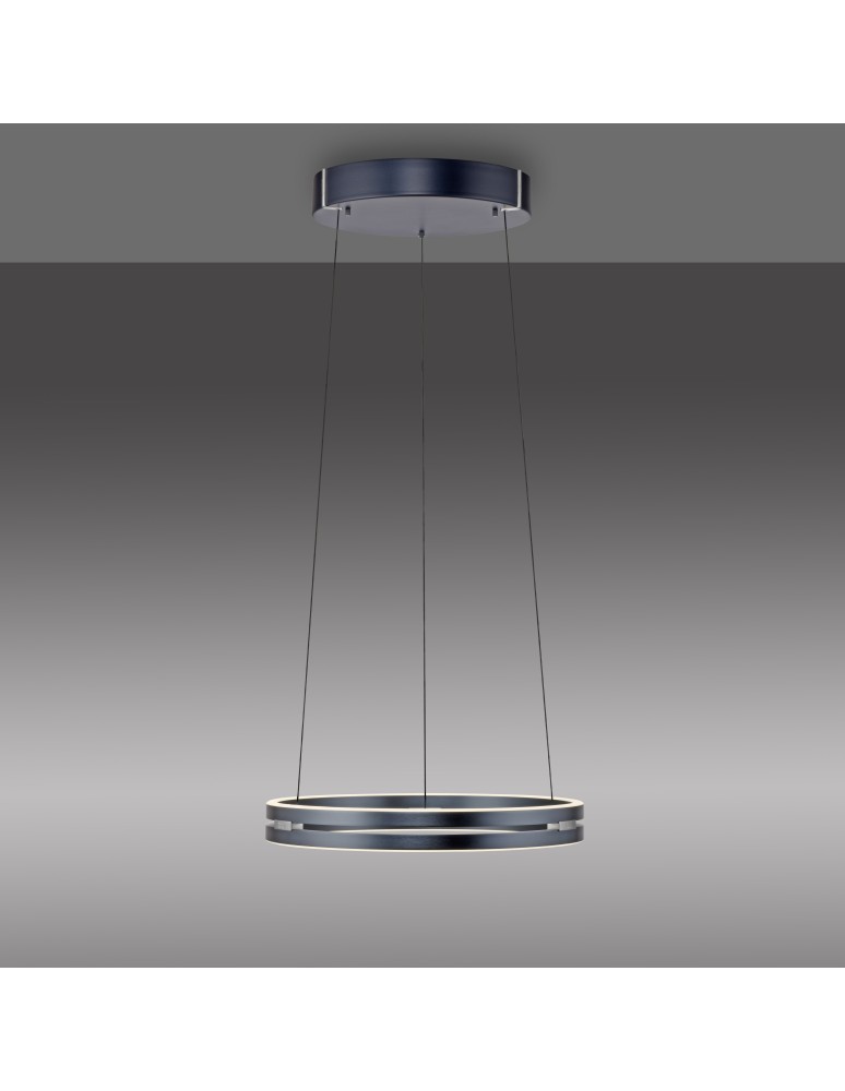 Paul Neuhaus Pure E-Loop Lampa Wisząca Szary 2550-15
