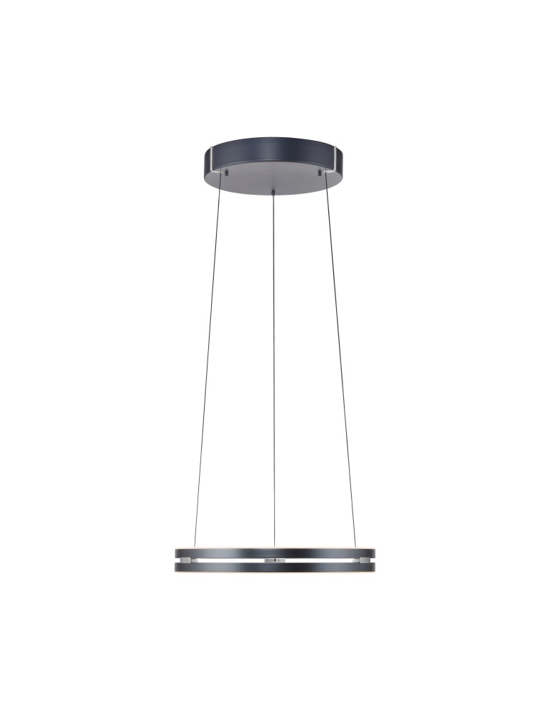 Paul Neuhaus Pure E-Loop Lampa Wisząca Szary 2550-15