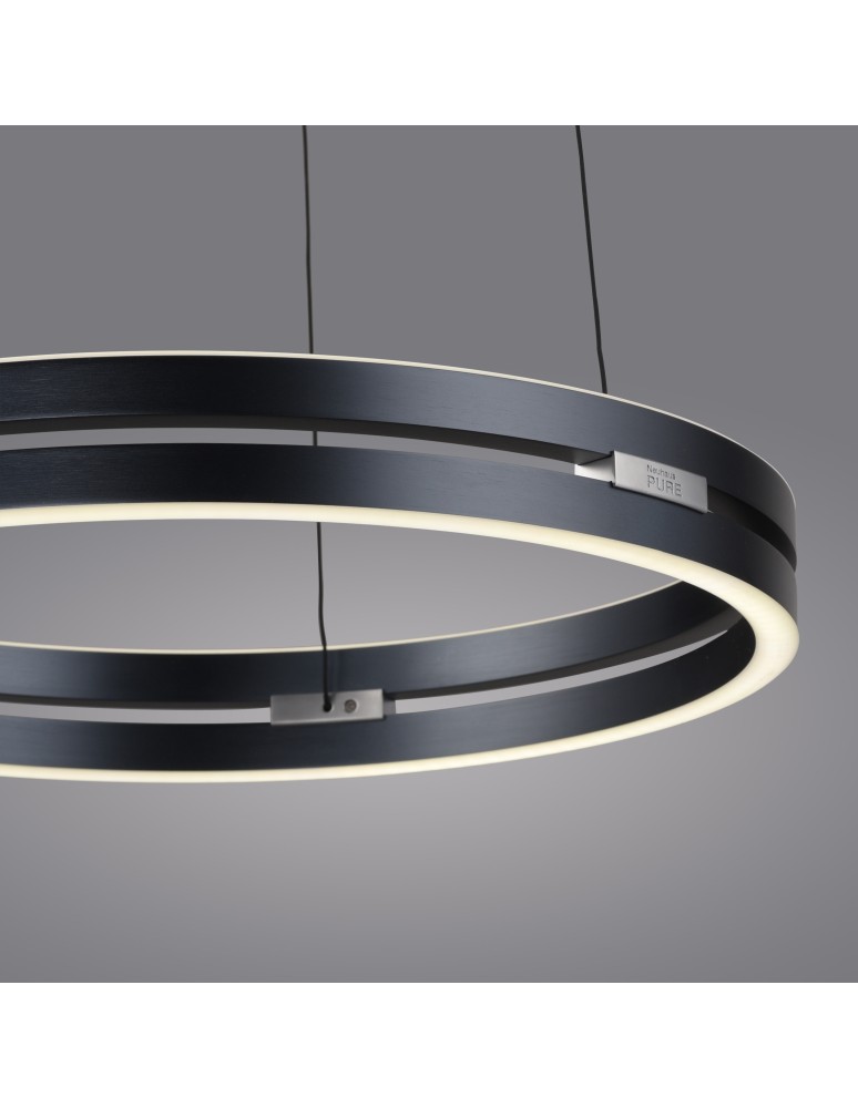 Paul Neuhaus Pure E-Loop Lampa Wisząca Szary 2550-15