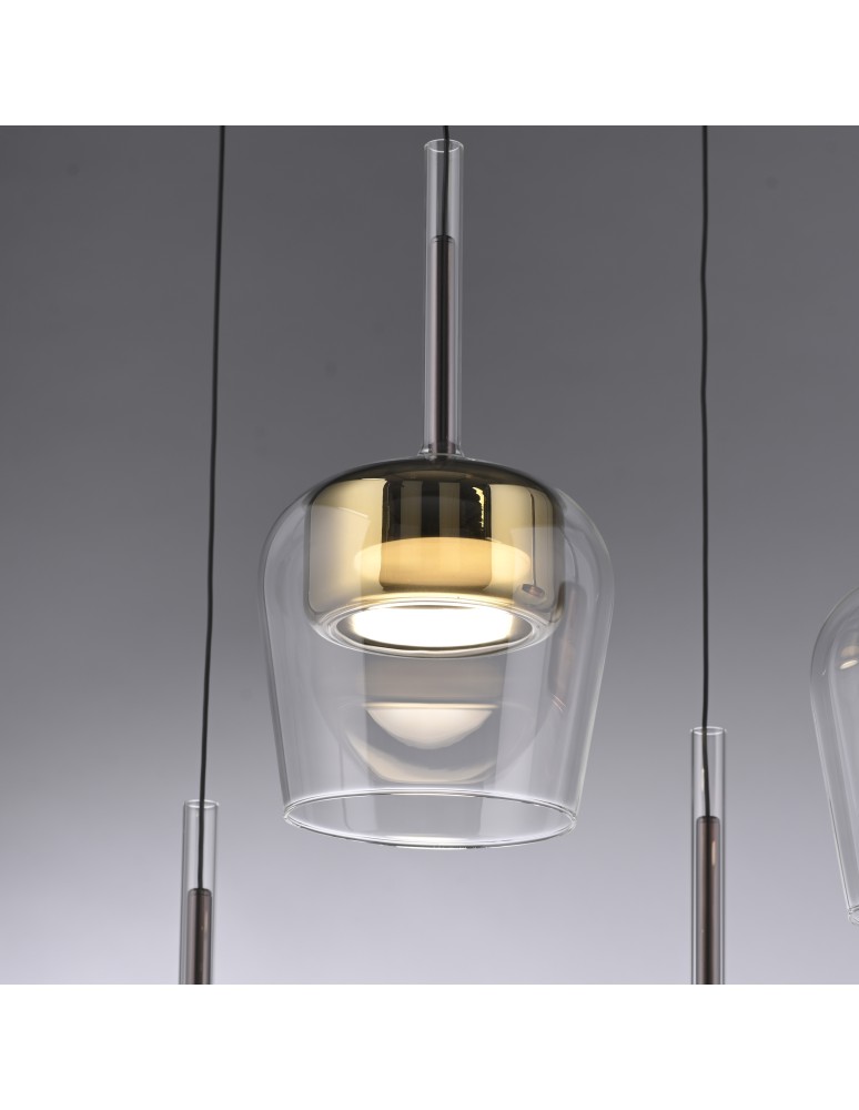 Paul Neuhaus Q-Kon Lampa Wisząca Złoty 2741-12