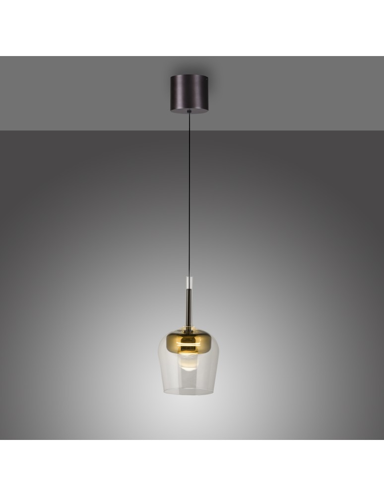 Paul Neuhaus Q-Kon Lampa Wisząca Złoty 2741-12