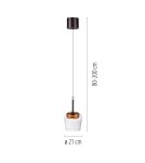 Paul Neuhaus Q-Kon Lampa Wisząca Miedziany 2741-20