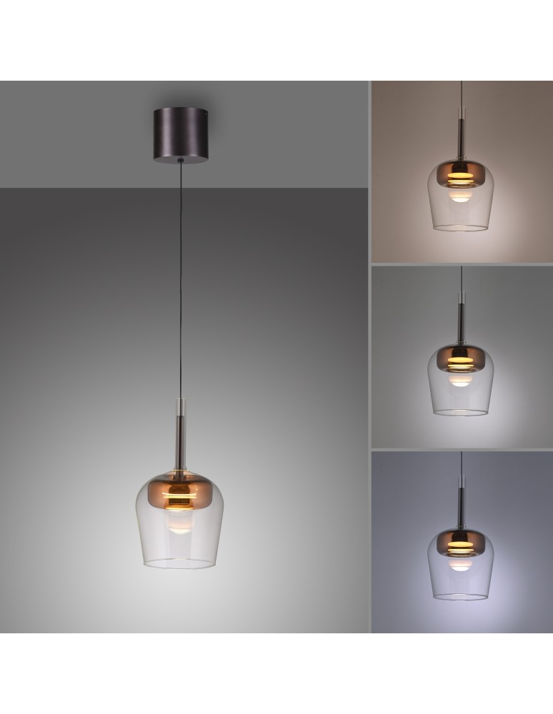 Paul Neuhaus Q-Kon Lampa Wisząca Miedziany 2741-20