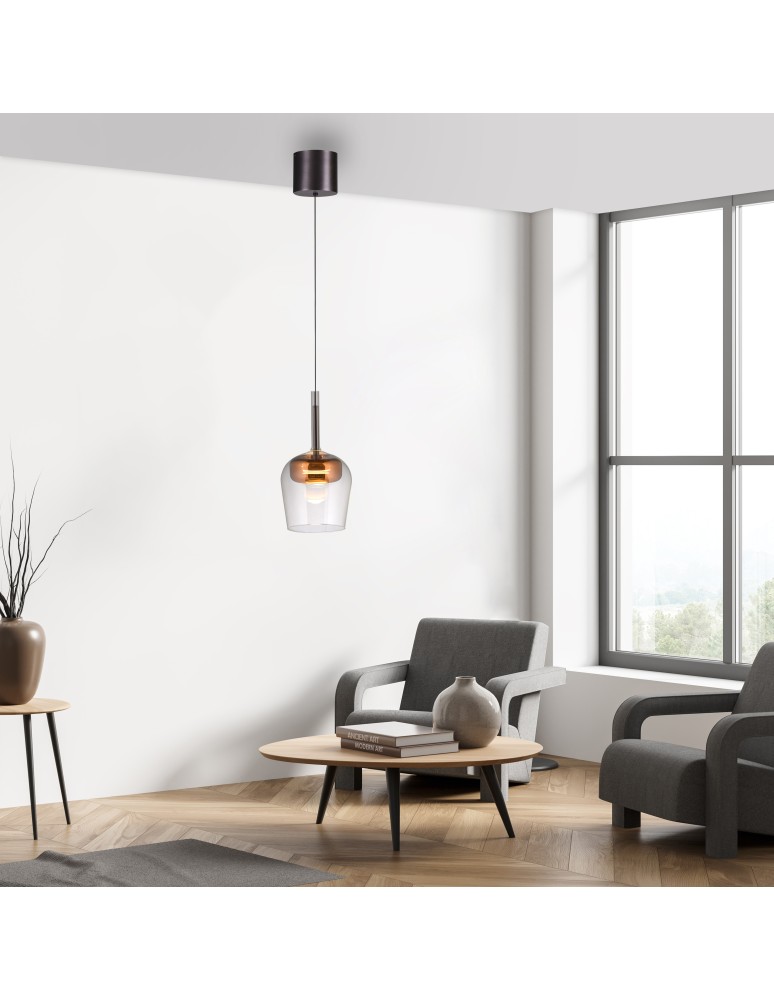 Paul Neuhaus Q-Kon Lampa Wisząca Miedziany 2741-20